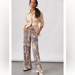 Sanctuary Draped Abstract Pants by Anthropology Size L